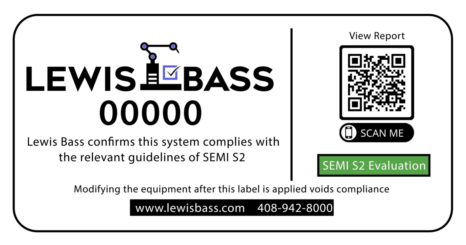 SEMI S2/S8 Evaluation - Lewis Bass International Engineering Services