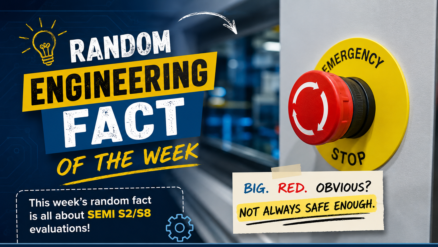 Random Engineering Fact of the Week: Why the Emergency Stop Button Isn’t Always “Big and Red Enough”